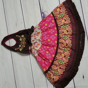 Haltertop Floral Dress